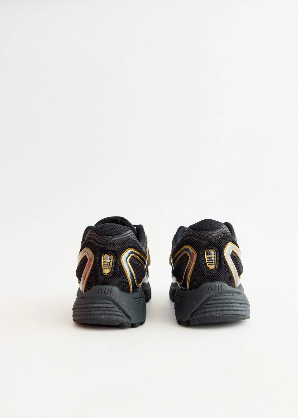 Wedge Heel Strap Air Pegasus Wave Premium 'Black Metallic Gold' Sneakers