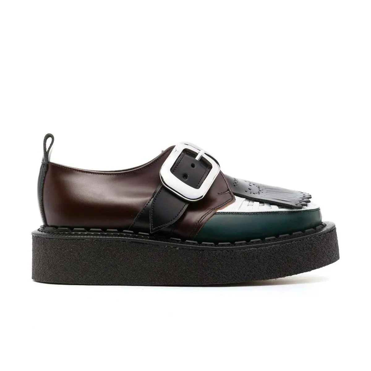   George Cox Wmns Creeper 'Oxblood Green White' Streamlined materials