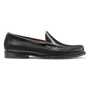 Wedge Sole G.H. Bass Men's Larson Venetian WeeJuns Black Leather