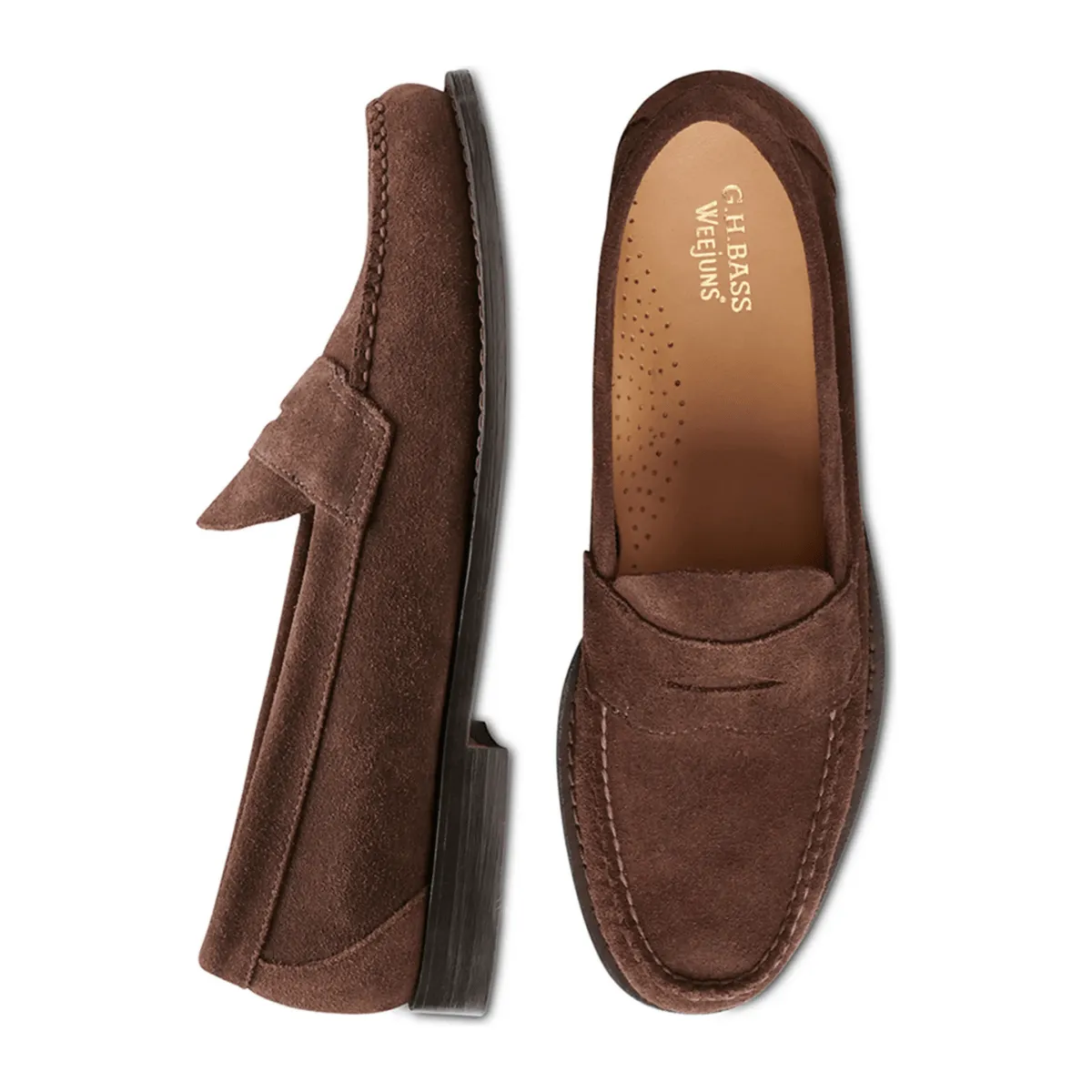 Best Man Outfit G.H. Bass Men's Logan WeeJun Brown Suede