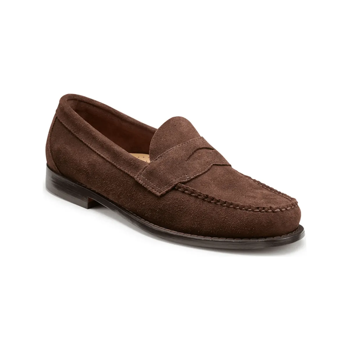 G.H. Bass Men's Logan WeeJun Brown Suede Polish Edge