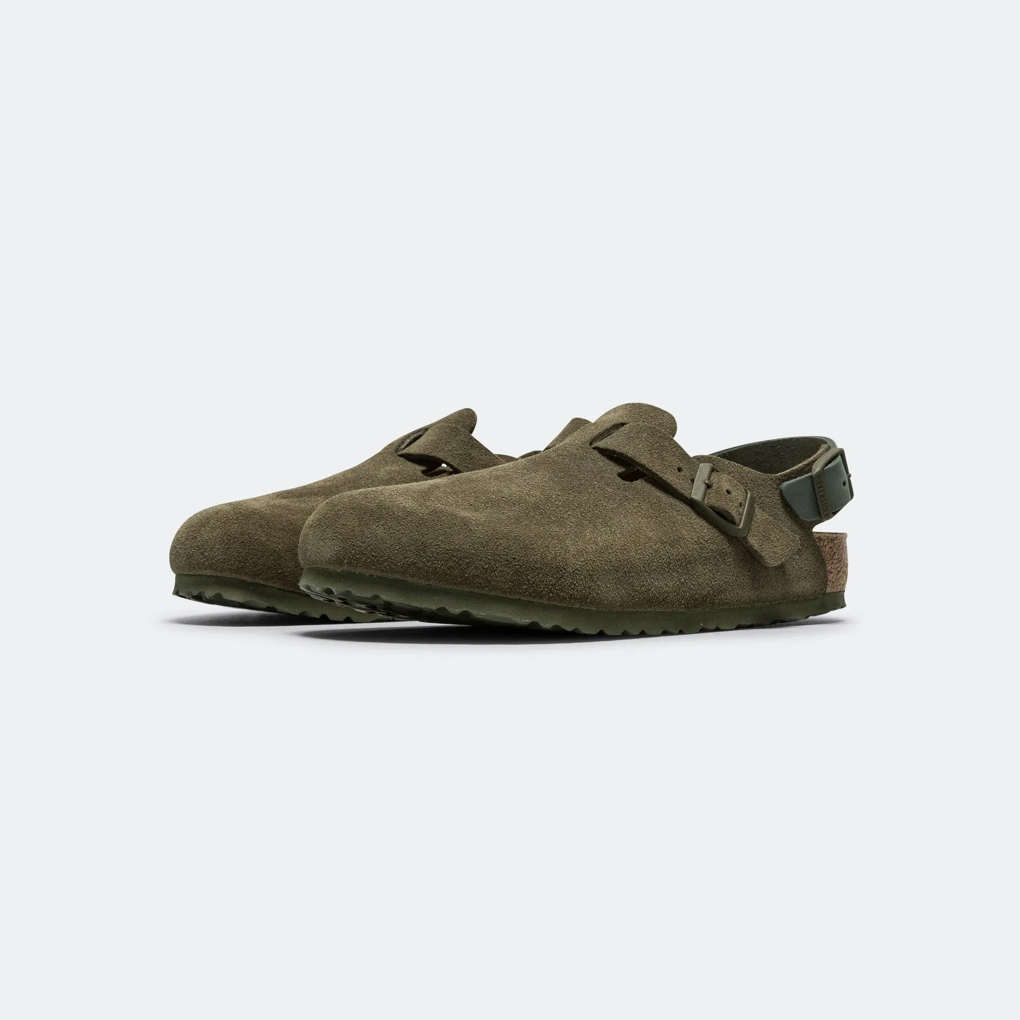 Tokio - Thyme Suede Leather Multi Shade Quick Wear