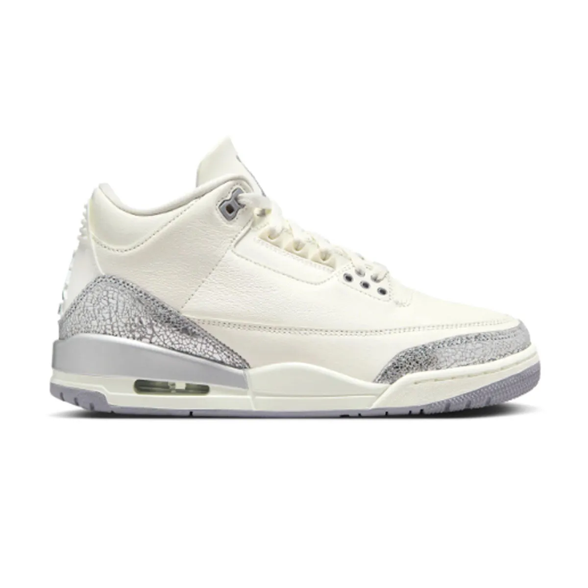 Red Wedges Wmns Air Jordan 3 Retro 'Sail Cement Grey'
