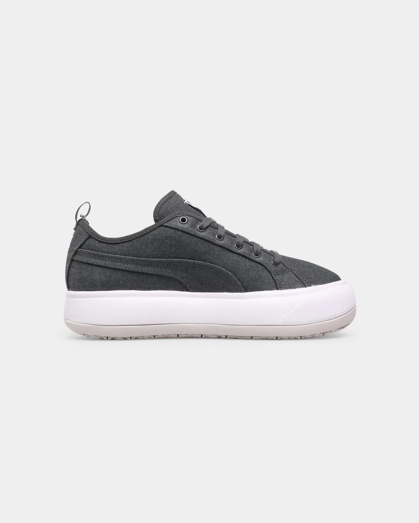 Puma Women's Suede MAYU Ebony/Puma White Easy Cushioning