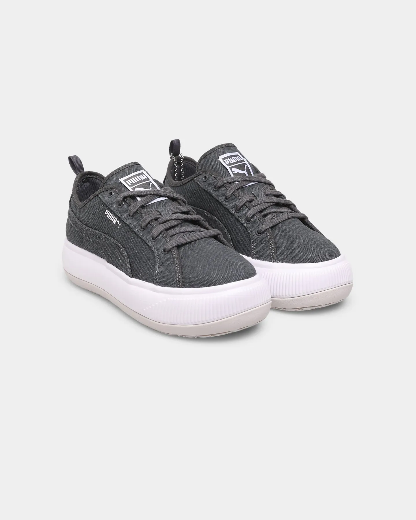 winter - style Puma Women's Suede MAYU Ebony/Puma White
