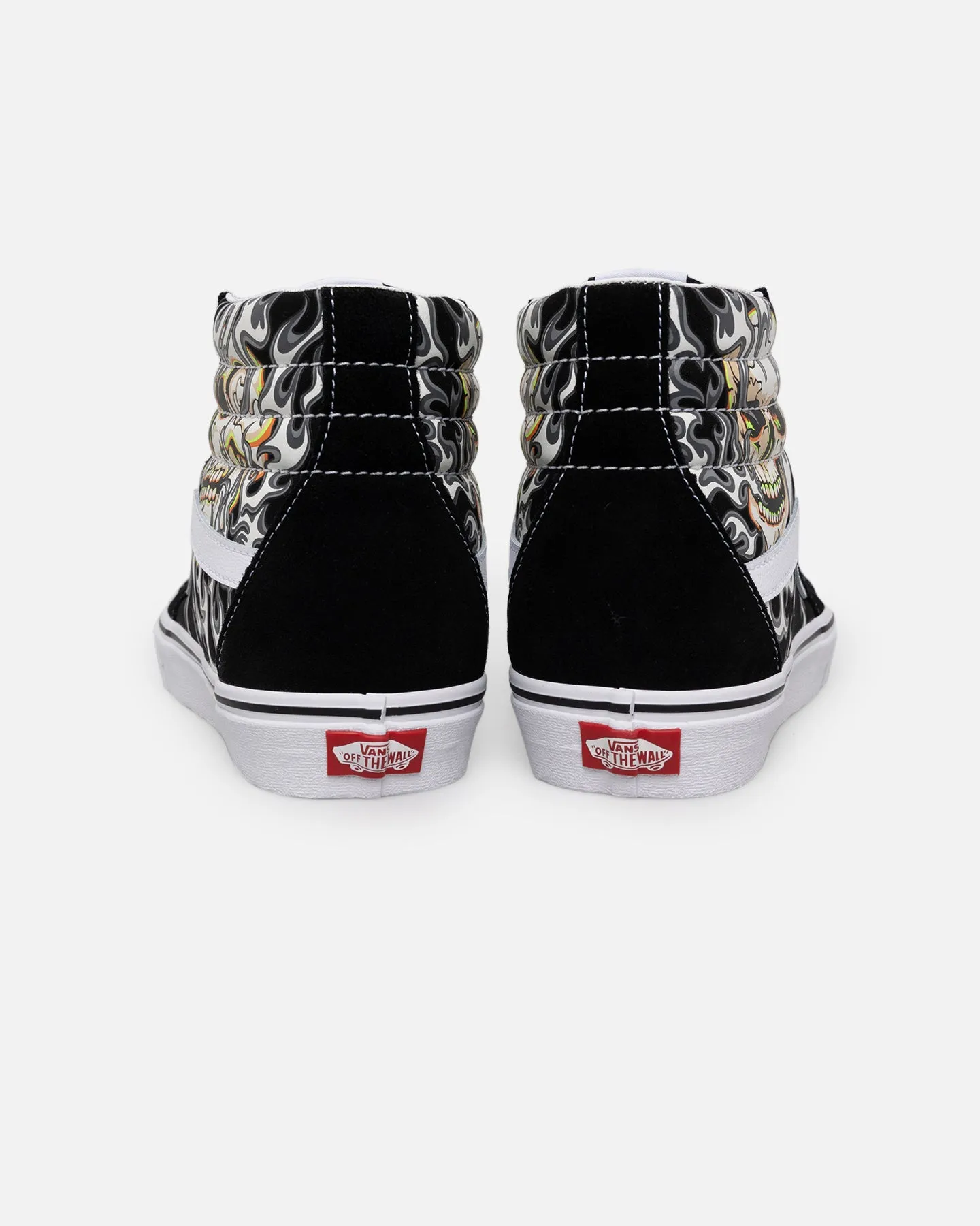 Heat Guard Global Fit Vans Sk8-Hi Flame Skull Black/True White