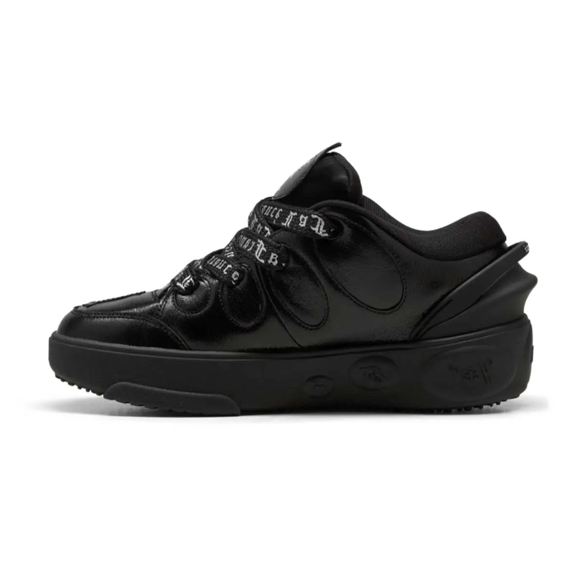  LAMELO BALL LaFranc?? Black Written in Chrome 'PUMA Black Silver Mist' Safe Land Flexible Design