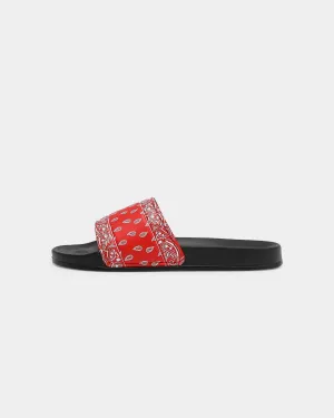 Wave Flow Goat Crew Bandana Slide Black/Red