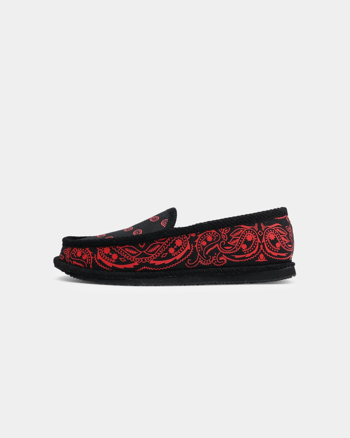 Goat Crew Bandana Slipper Black/Red Summer cool