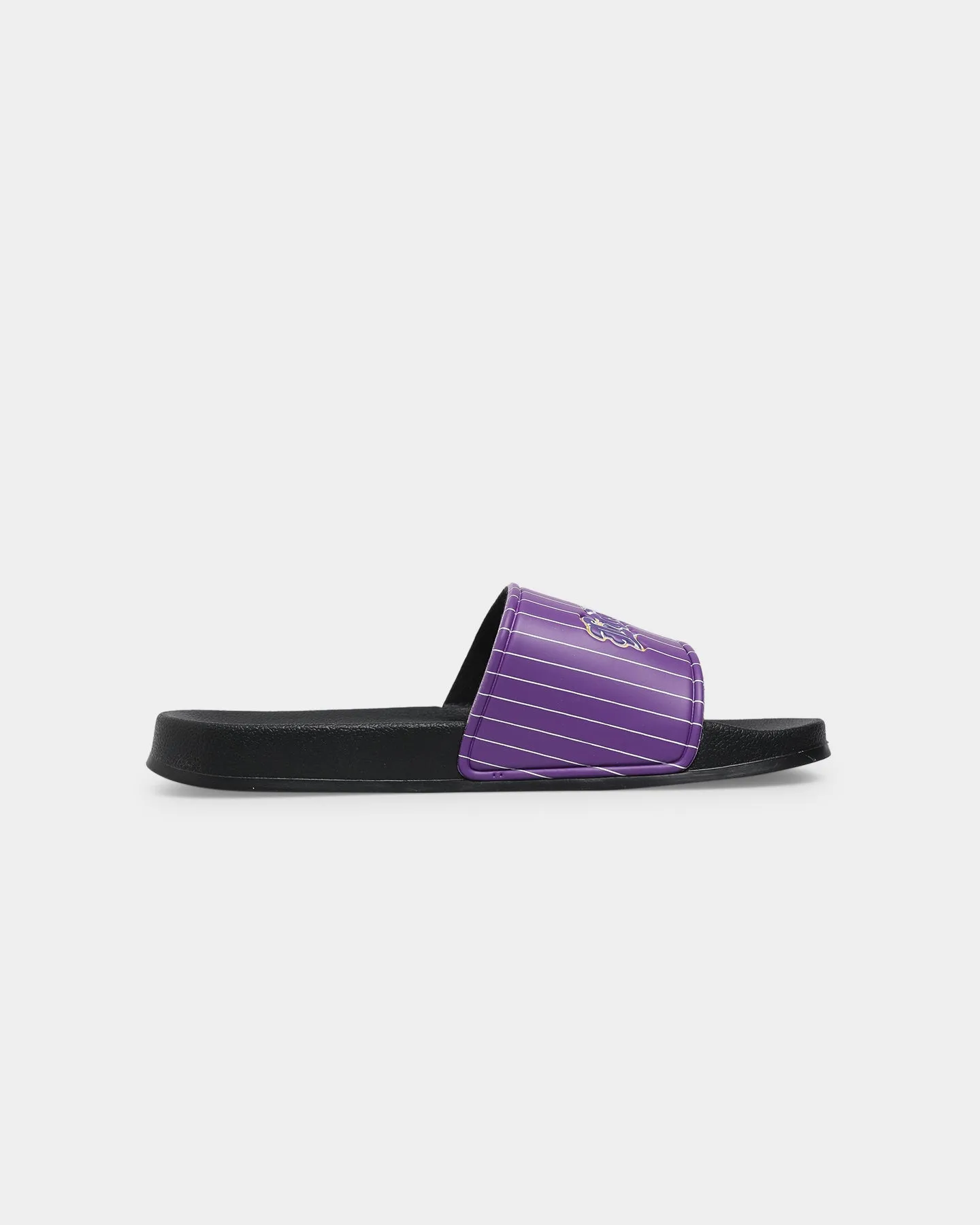Soft Material material Goat Crew Los Angeles Slides Purple/Yellow