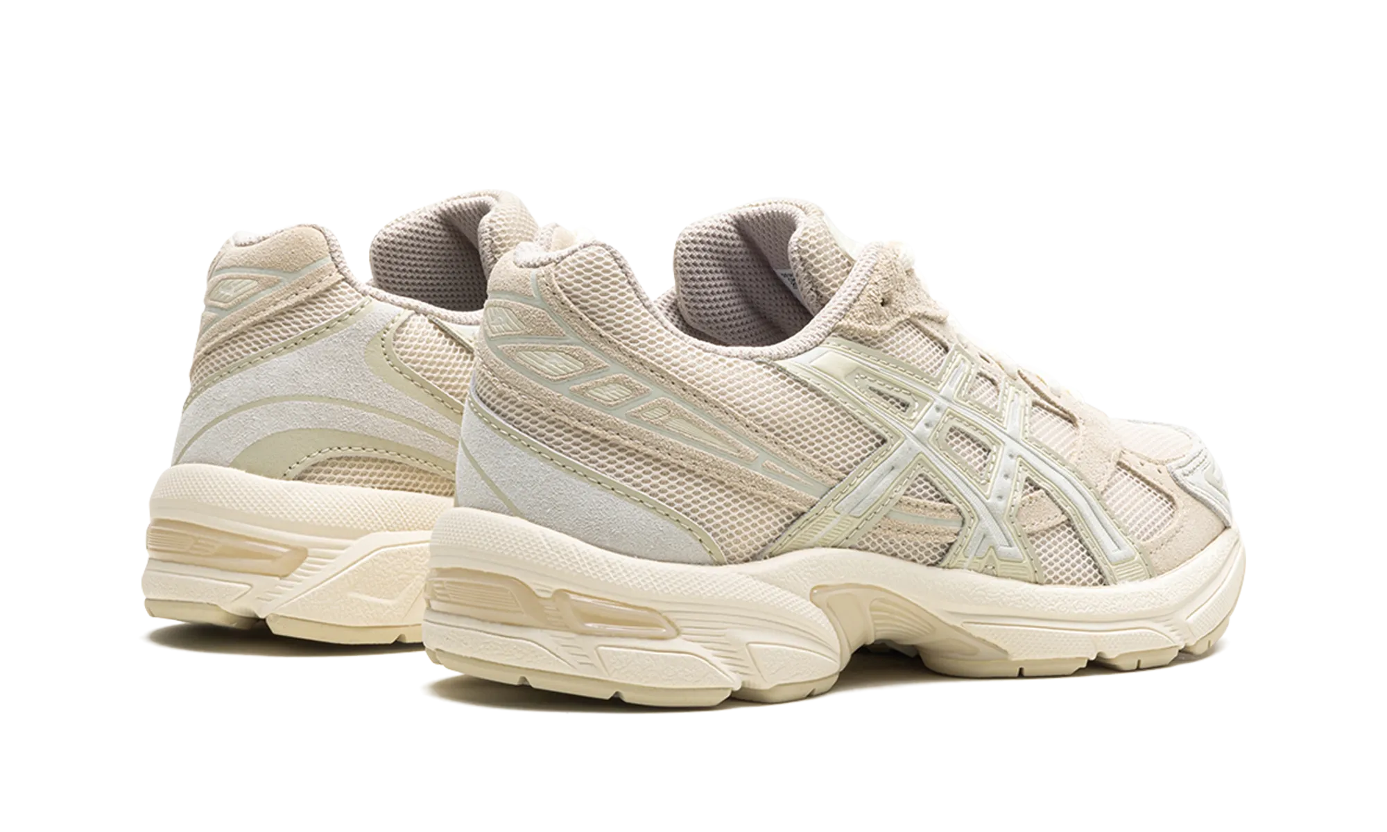 Gel-1130 "Vanilla White Sage" jogging shoe add - ons running in dark colors