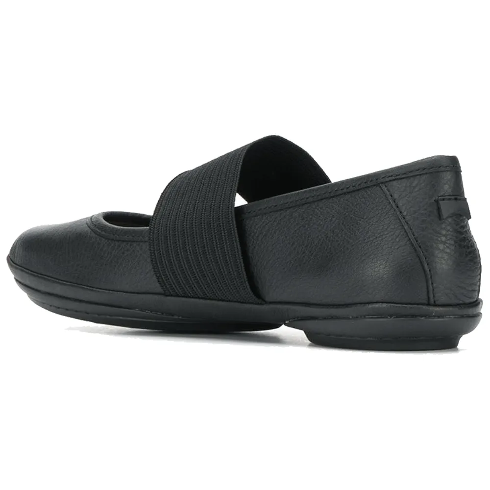 Camper Women's Right Nina Ballerina Black Leather Stand Shade Opulent Touch