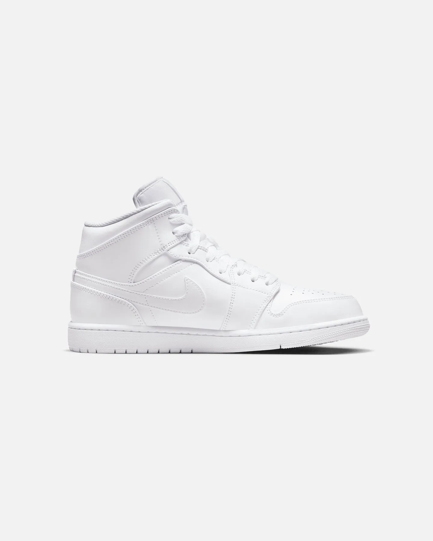 Jordan Air Jordan 1 Mid White/White Fast Run Rich Glow