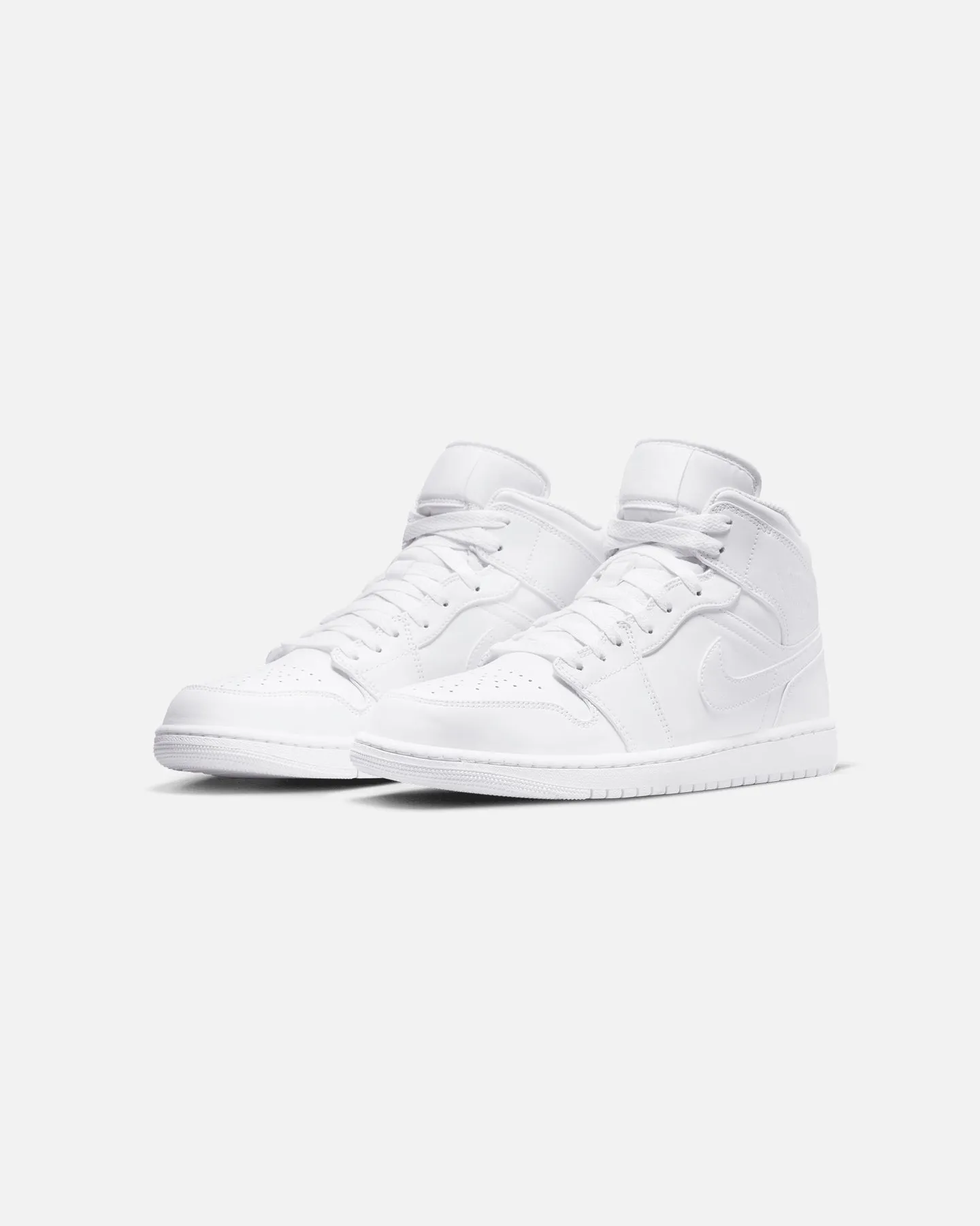 Jordan Air Jordan 1 Mid White/White Peak Mode