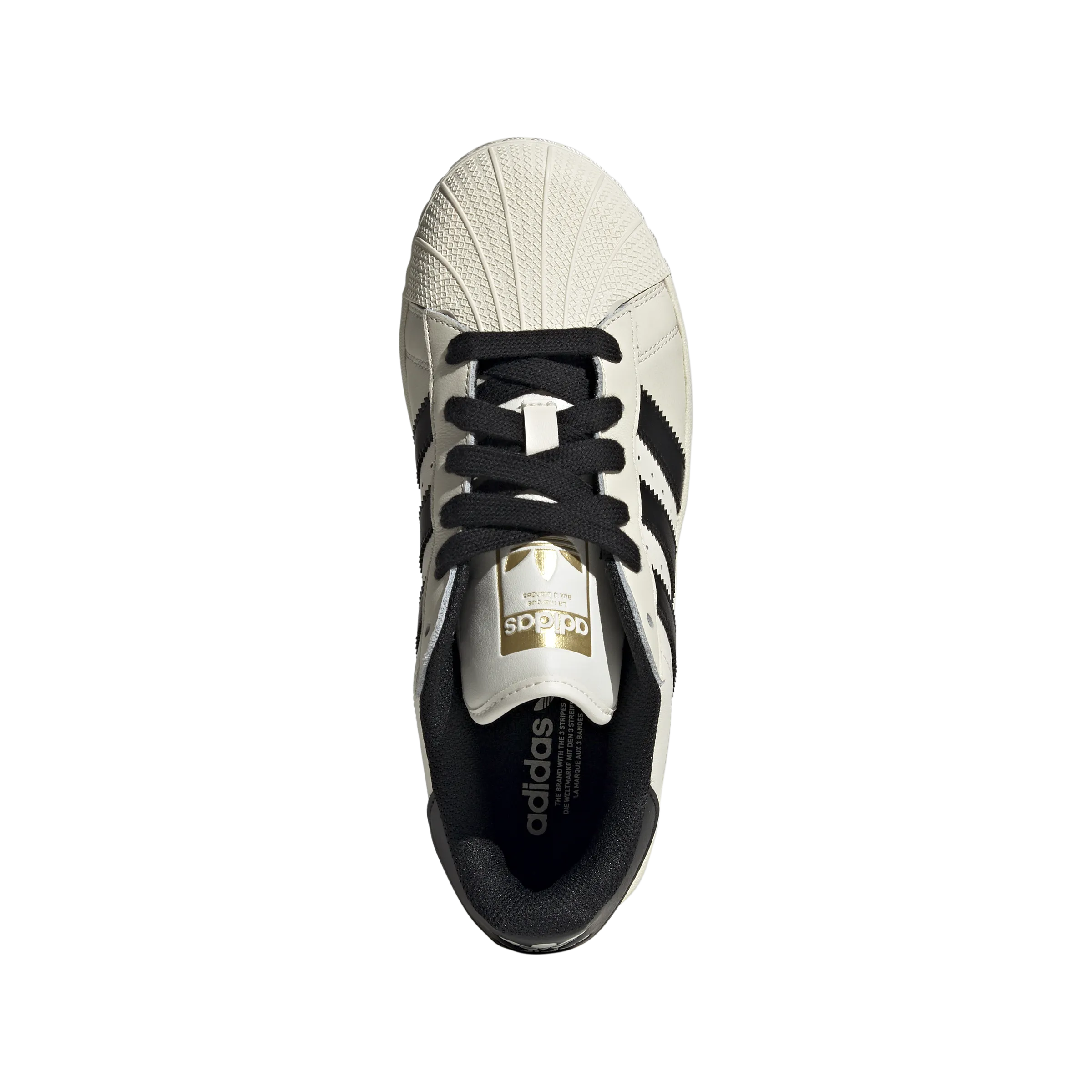 Reinforced toe Wmns Superstar XLG 'Cream White Core Black'