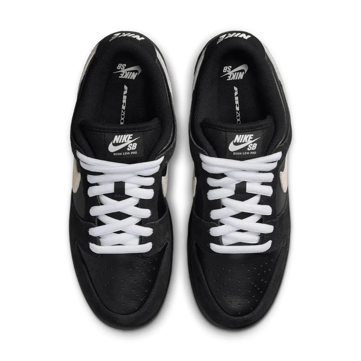 SB Dunk Low Pro 'Black White' waterproof leather adventurers - specific functions