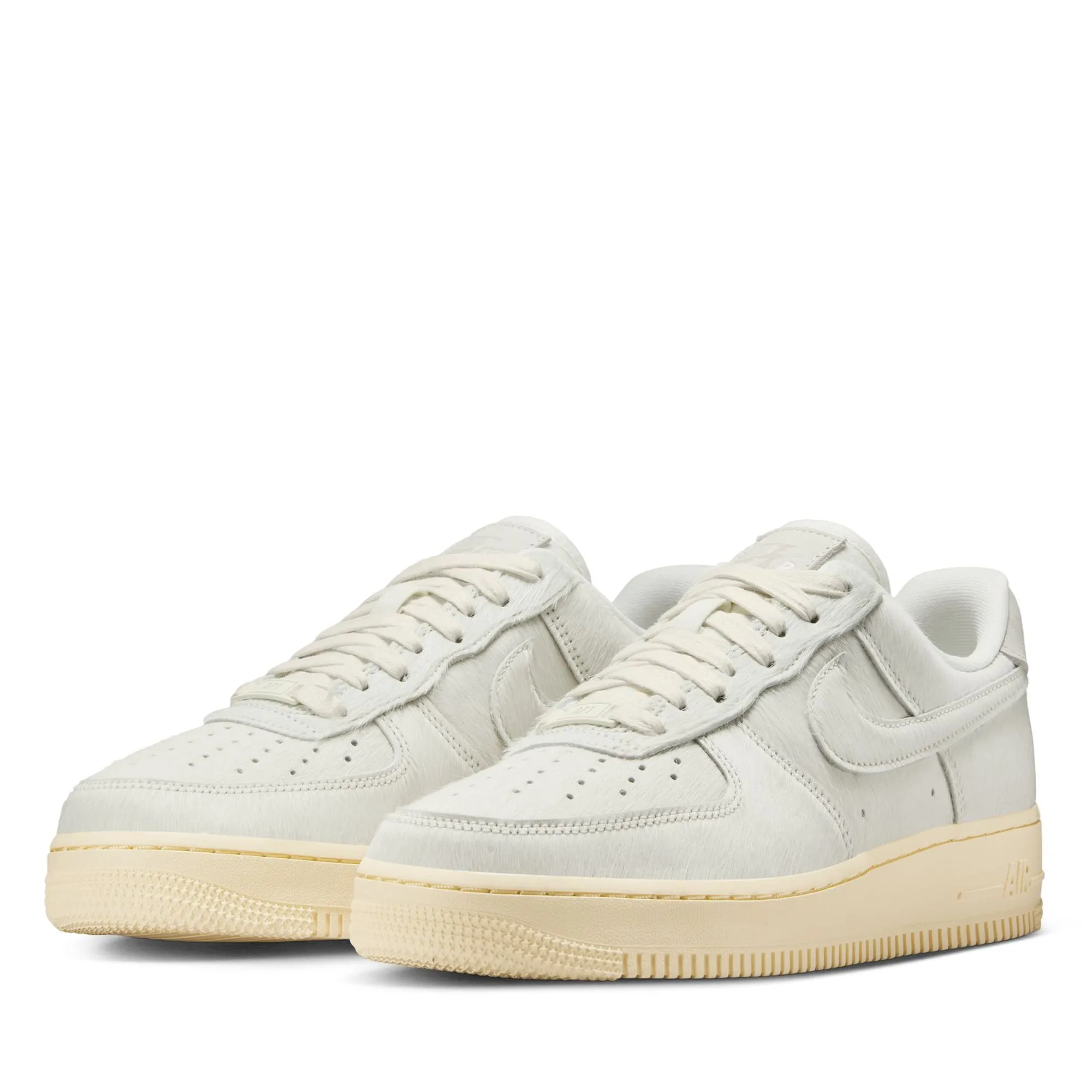 Women's Nike Air Force 1 '07 'Pony Hair' - Sail/Sail Strong Stitching