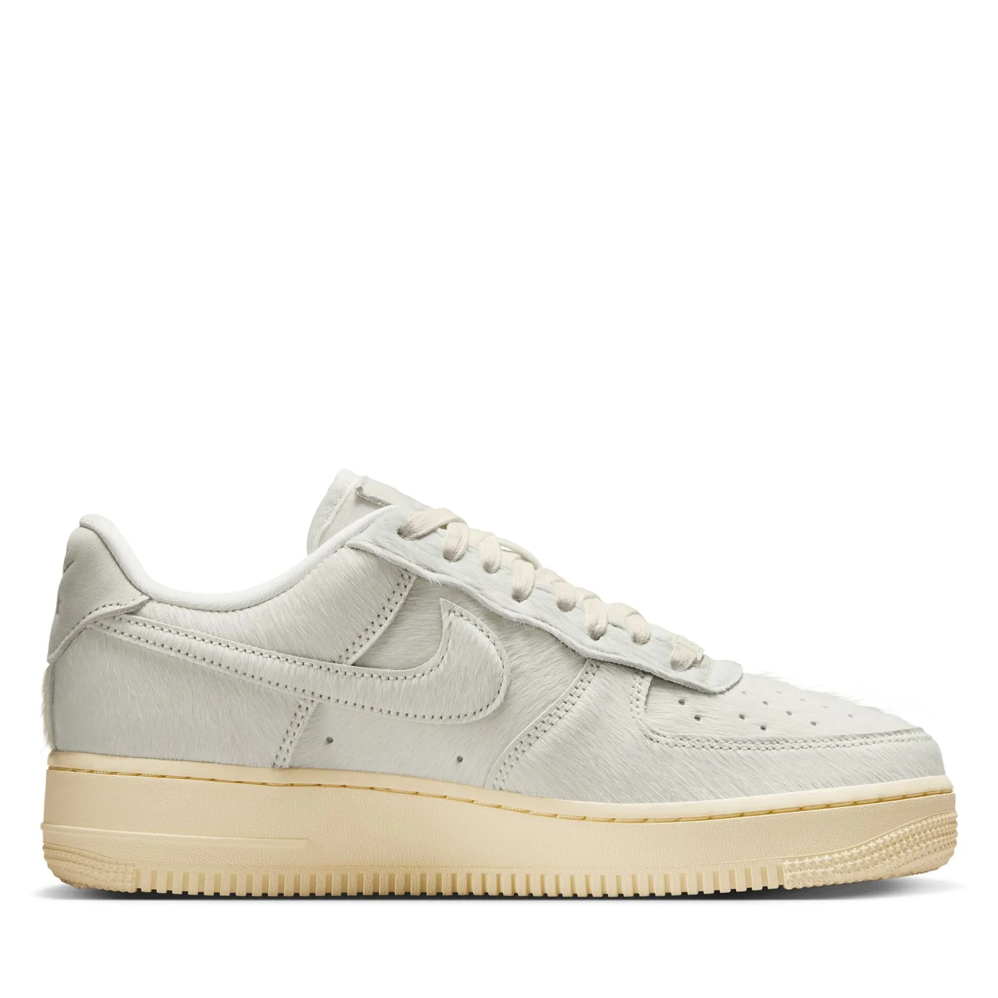 Women's Nike Air Force 1 '07 'Pony Hair' - Sail/Sail Outdoor Vibes Hexagonal Tread Pattern