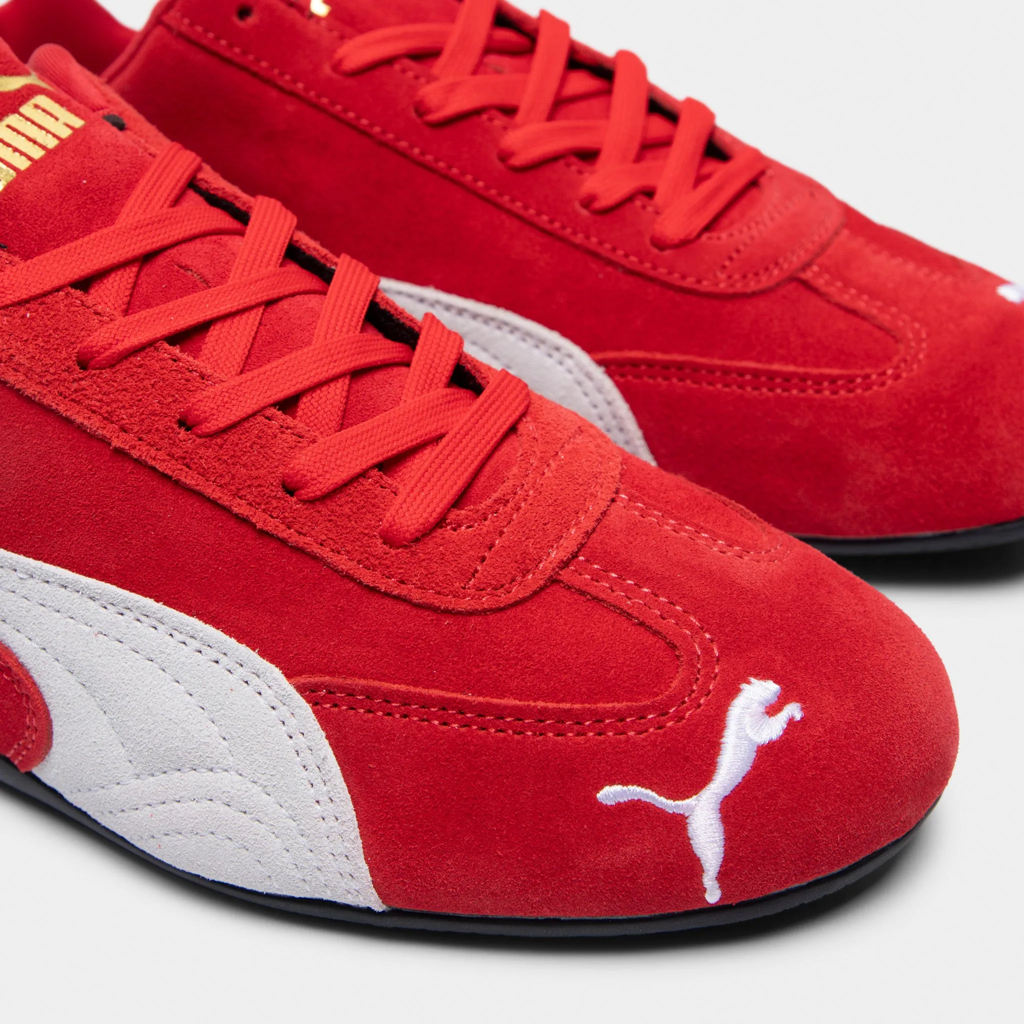 PUMA Speedcat OG Red / White Stretchable Material Kick Power