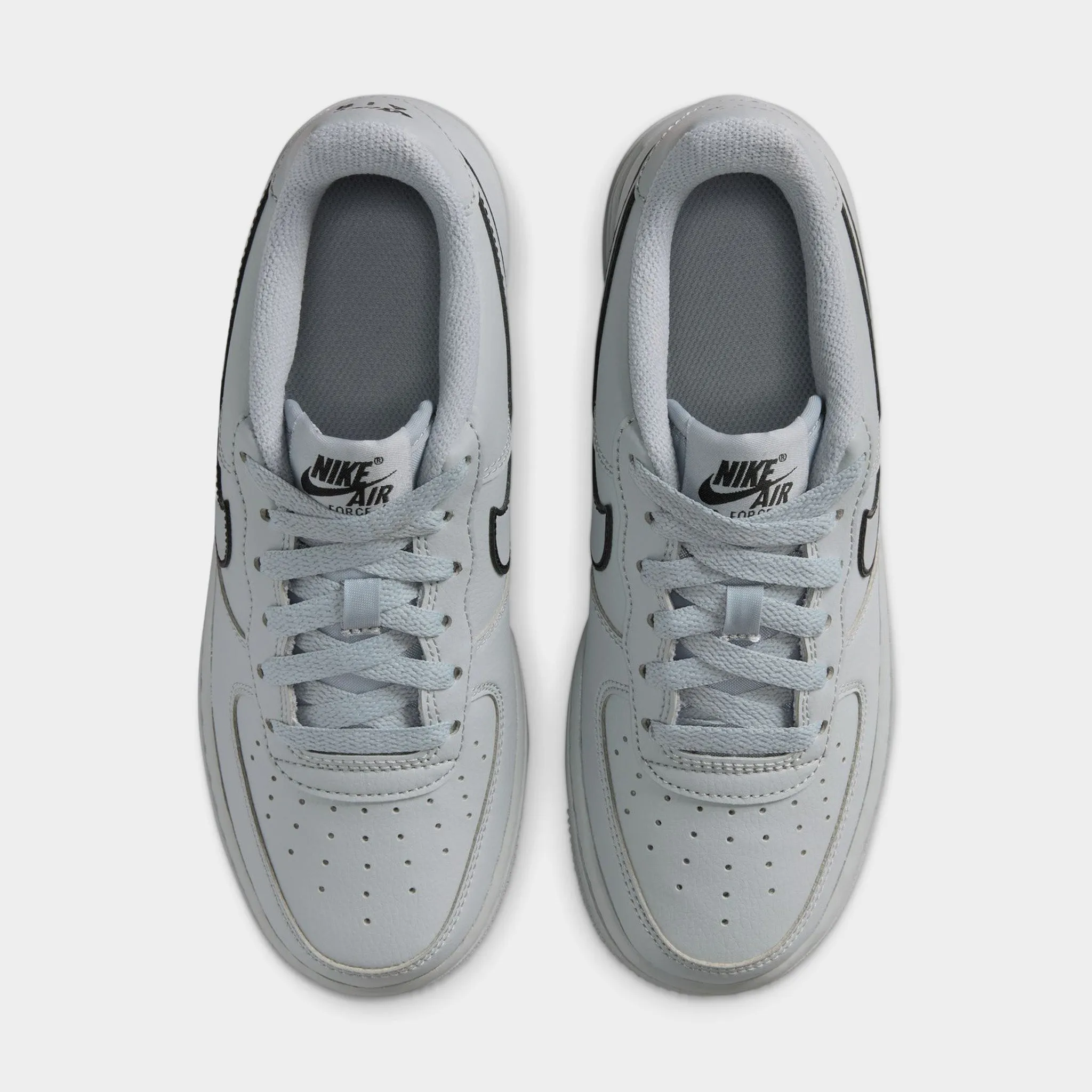 Nike Air Force 1 GS Light Smoke Grey / Black Shock absorption