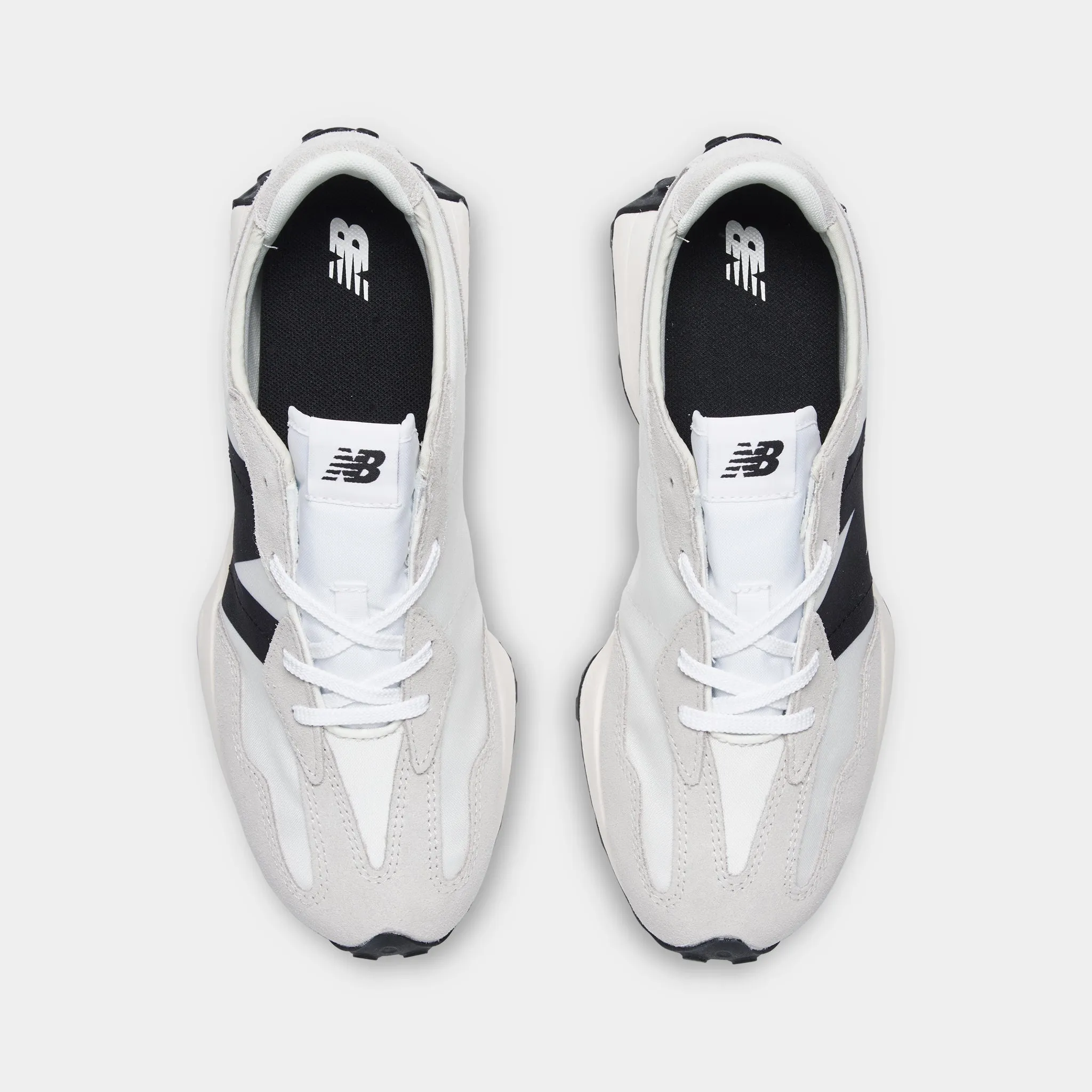 New Balance Juniors' GS327FE Silver Birch / Black Timeless Fit