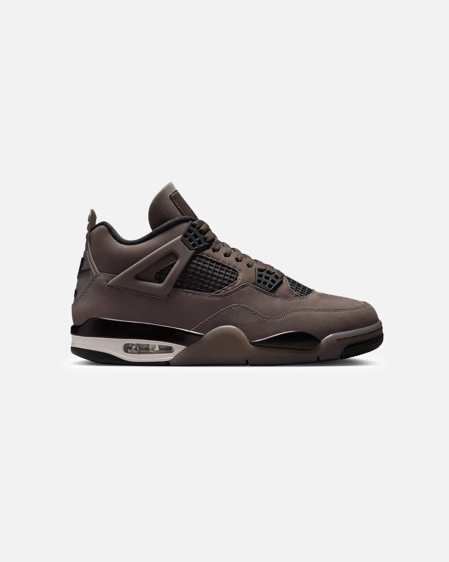 Jordan Air Jordan 4 Retro "Cave Stone and Black" Cave Stone Video Look Firm Ground