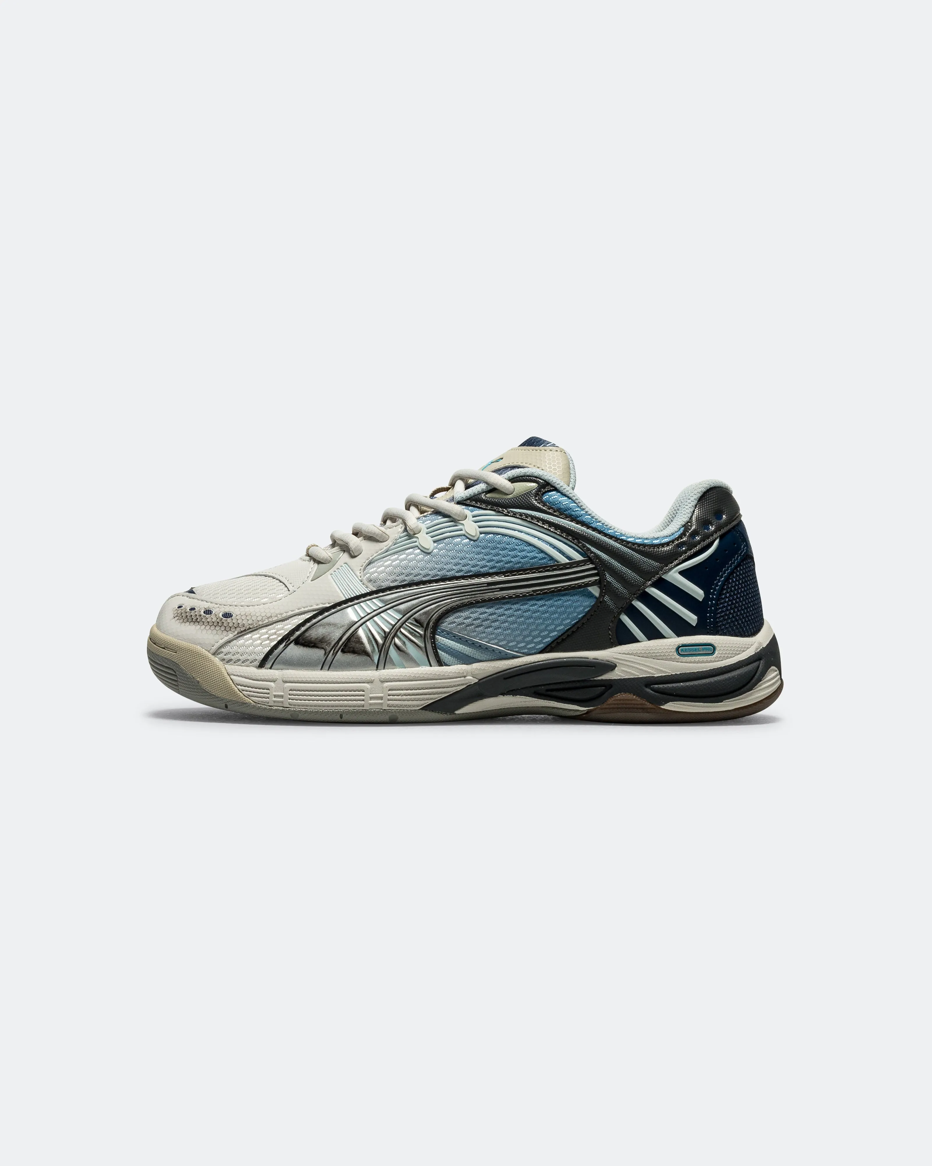 Kessel Pro - Feather Grey/Cool Blue Gel Cushioning