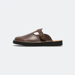 Soft Lining Step Free Gudalur Sandal - Dark Brown