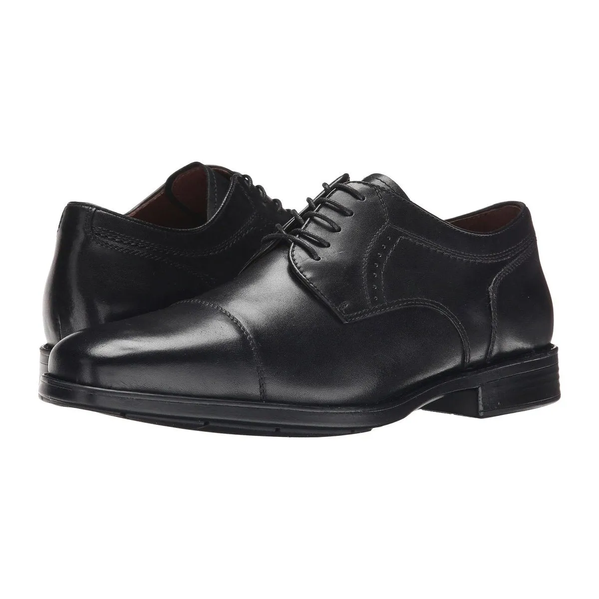 Full Comfort Johnston & Murphy Men's XC4 Branning Cap Toe Black Waterproof