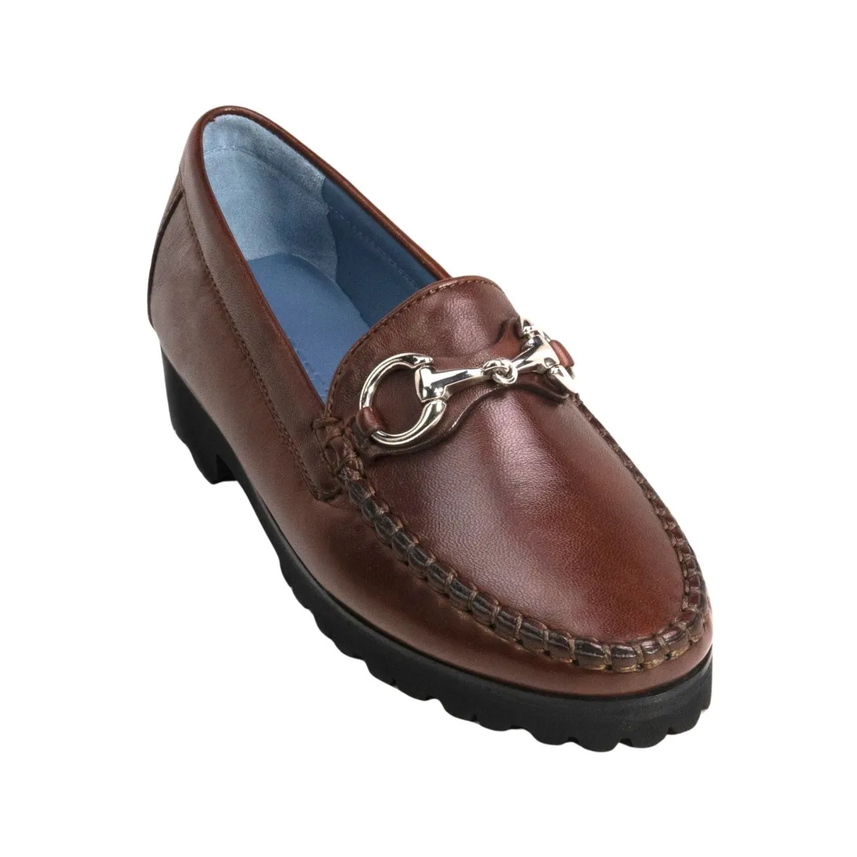 Robert Zur Women's Soho Luggage Leather Leather Sole easy move