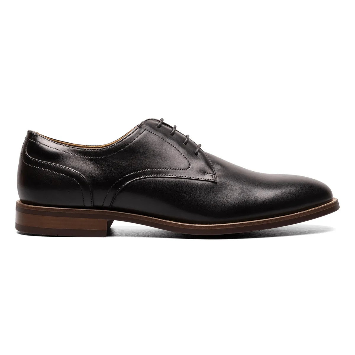 Florsheim Men's Rucci Plain Toe Oxford Black Leather Premium Leather