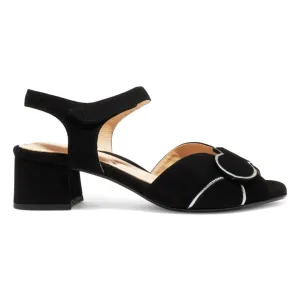 Pie Santo Women's 250021 Black/Pewter Suede Hand Shade Mark Guard