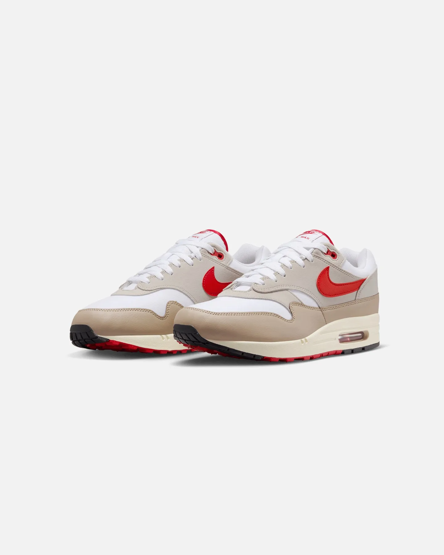 Nike Air Max 1 White/University Red Soft Move
