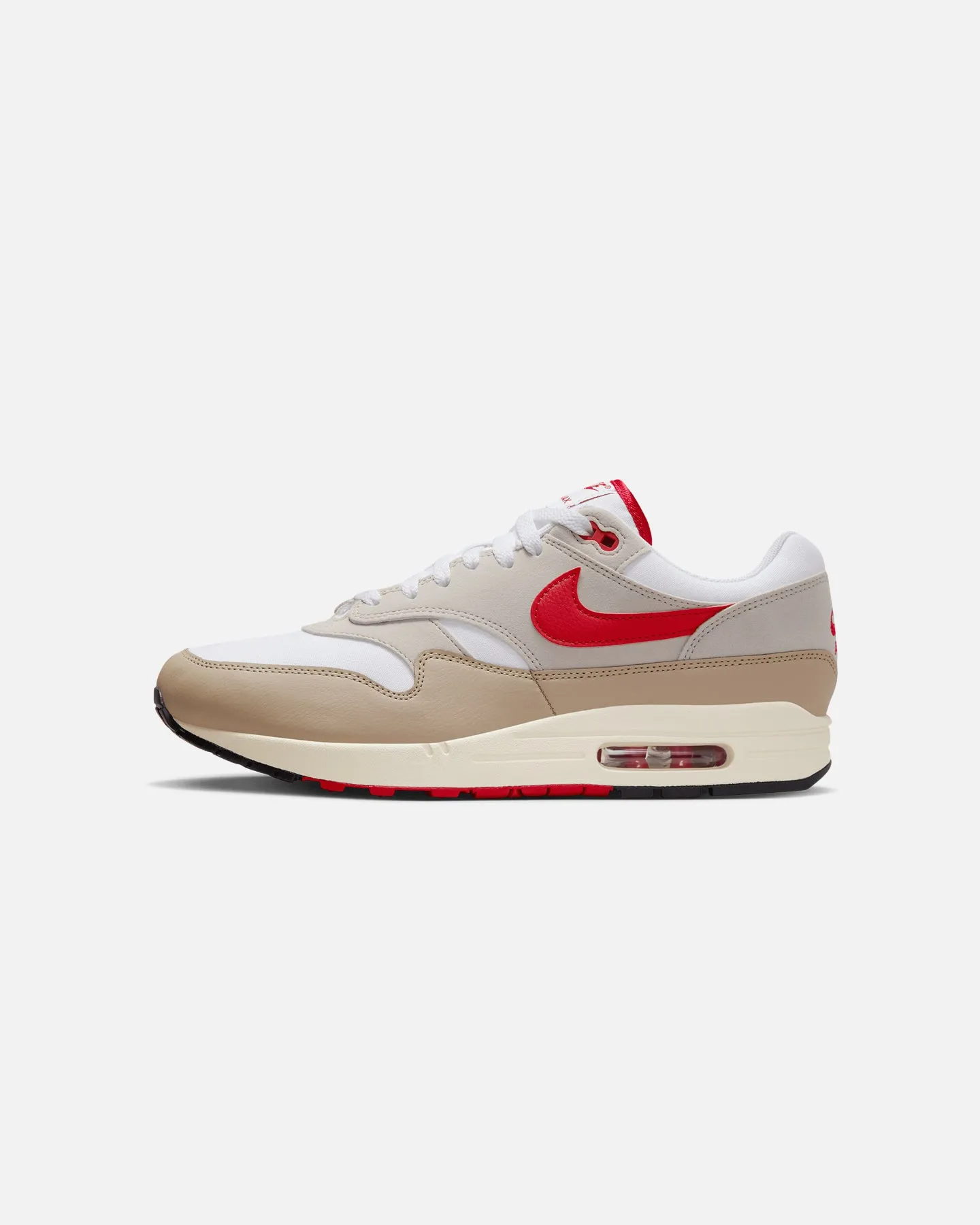 Nike Air Max 1 White/University Red Smooth ride