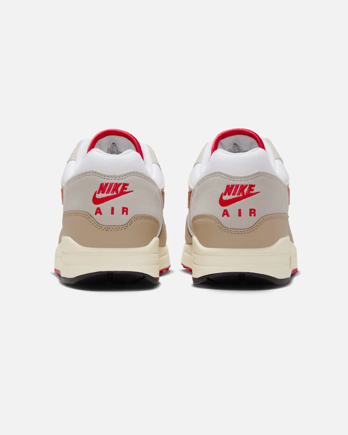 Nike Air Max 1 White/University Red Fur Trim Leather