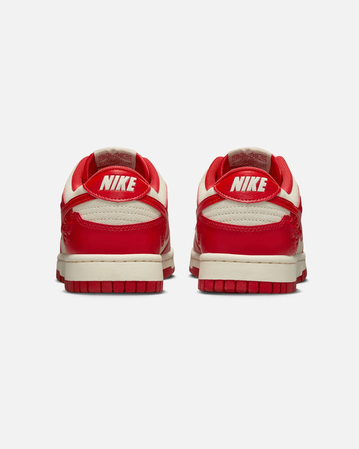 Nike Women's Dunk Low White/Red formal wearers' dress shoes