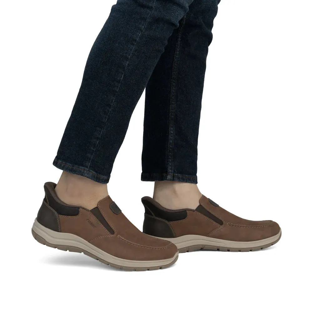 Rieker Slip On Casual Shoes - 03655-24 waterproof leather least winter