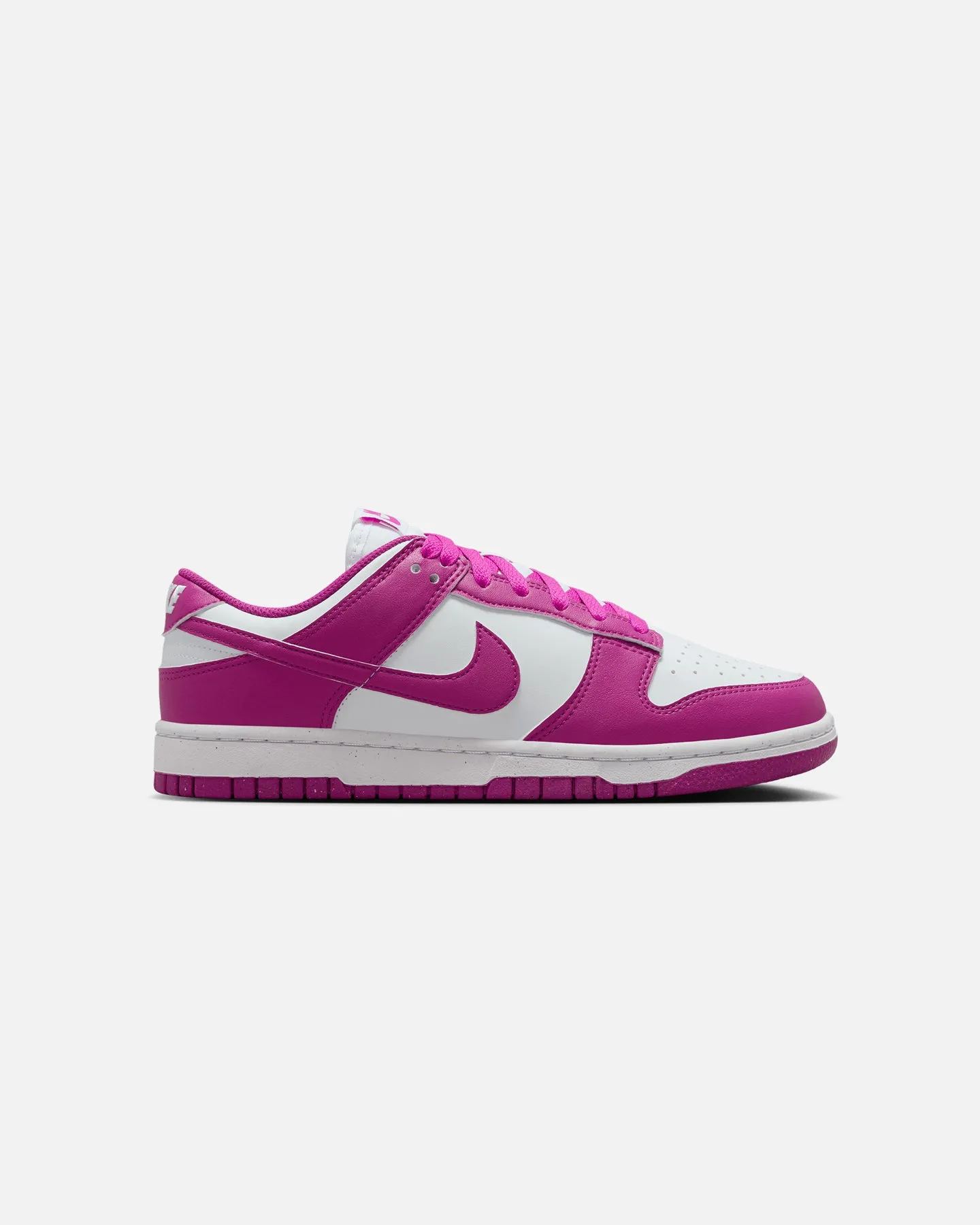 sharpest Nike Women's Dunk Low White/Hot Fuchsia