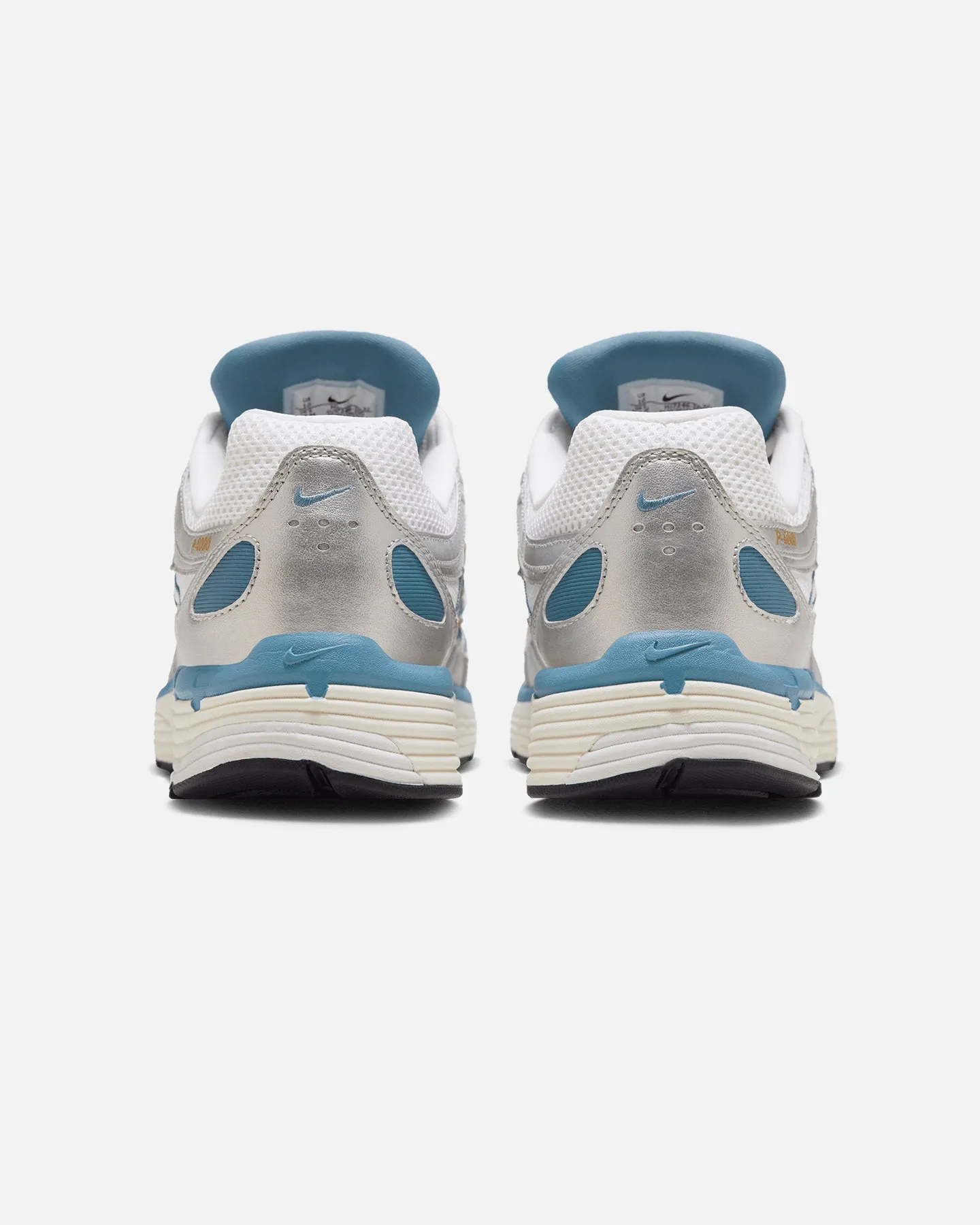 Nike P-6000 White/Aegean Storm Buckle Fit Rubber Outsole