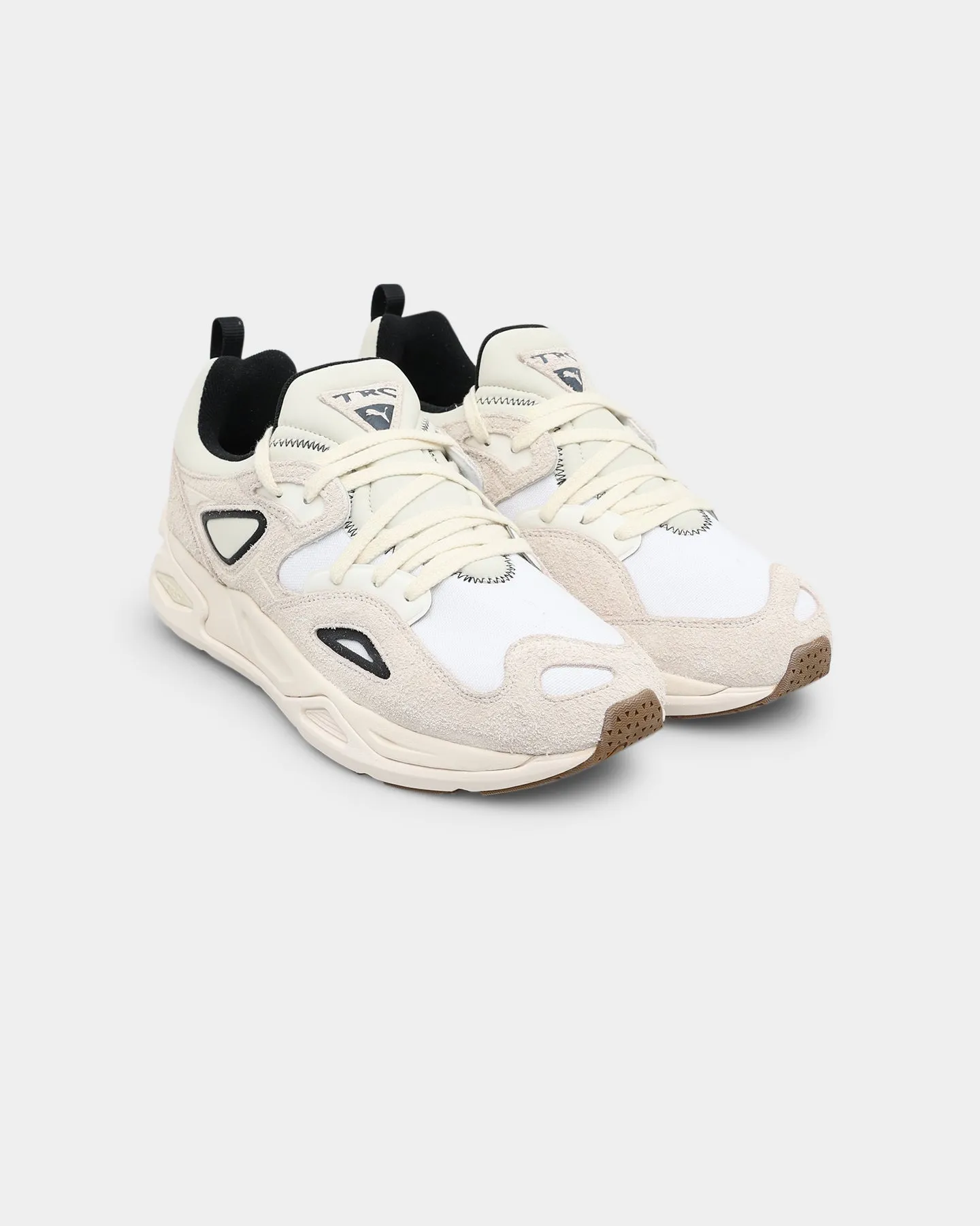 Puma TRC Blaze Worn Out Pristine-Puma White Picnic Easy Leather Touch