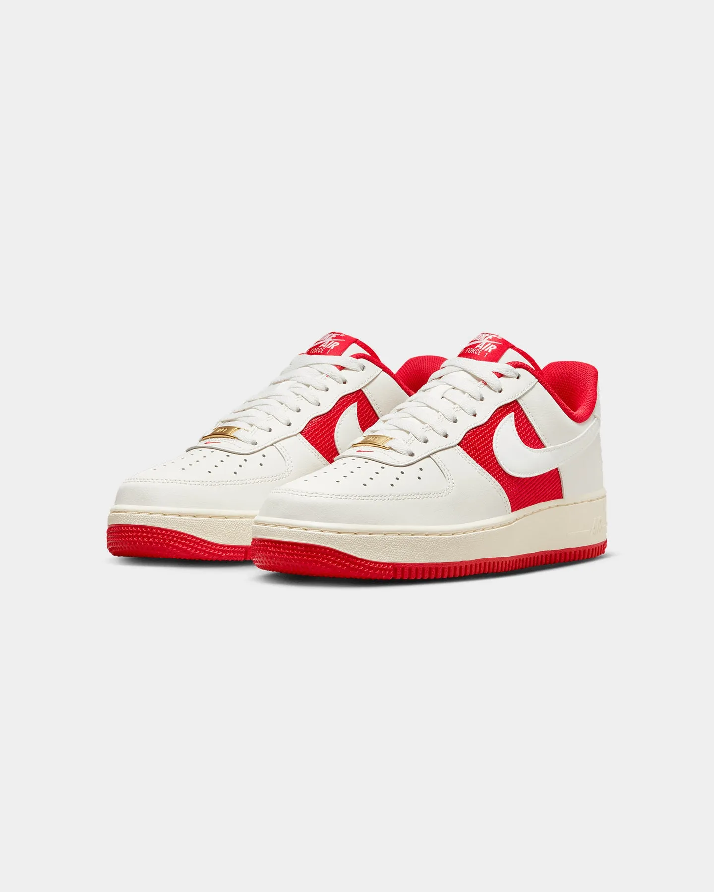 Nike Air Force 1 '07 "Athletic Department" Sail/University Red Reinforced Seams