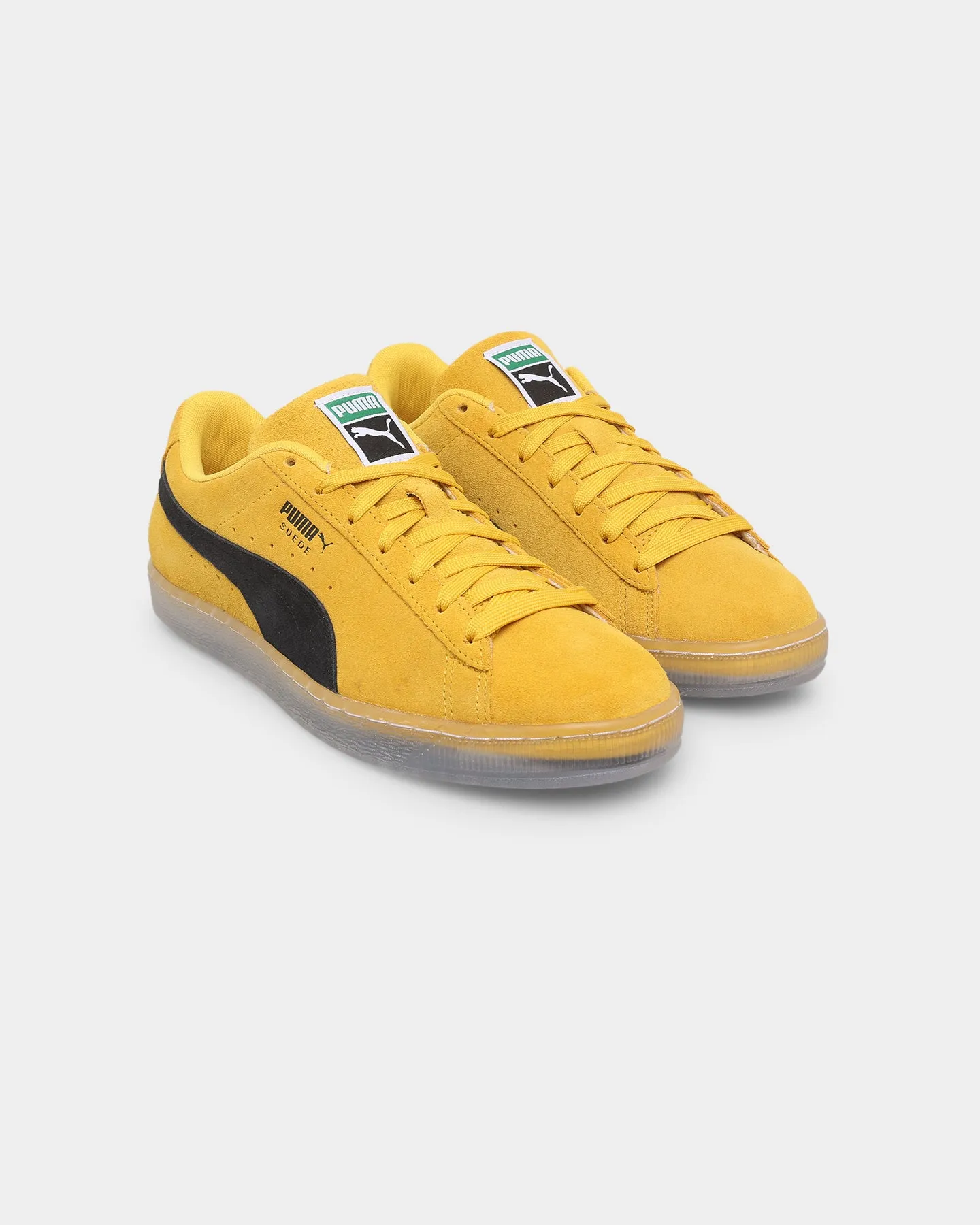 Air Boost Puma Suede Translucent Shoes Spectra Yellow-Translucent