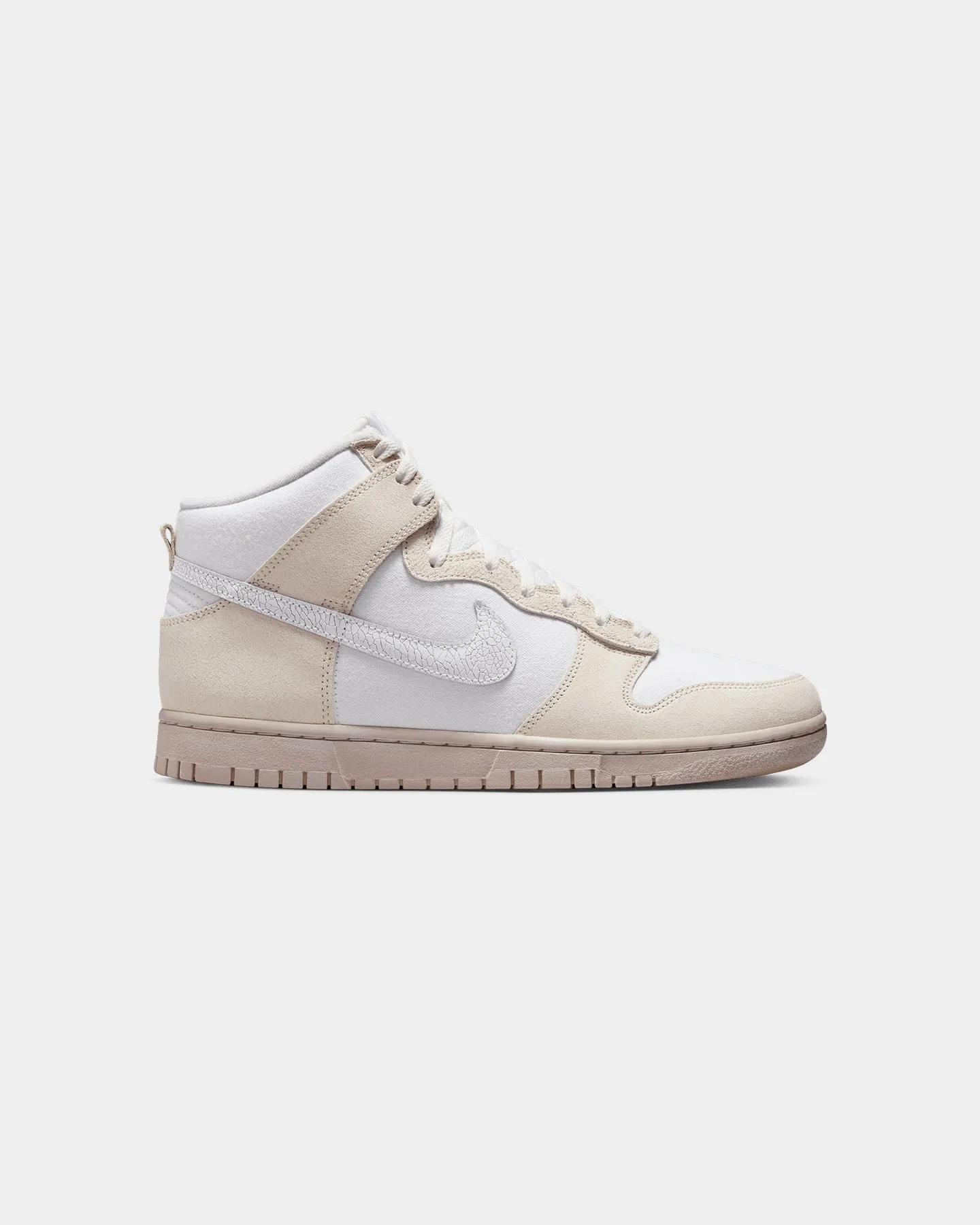 Slip On Style Nike Dunk High Retro EMB "Phantom" Summit White