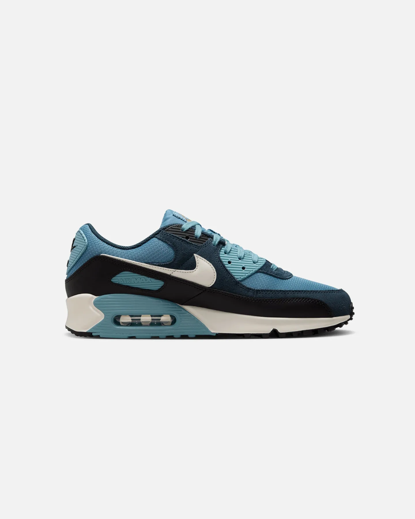 Comfort Heel Heat Mode Nike Air Max 90 Premium Aegean Storm/Pale Ivory