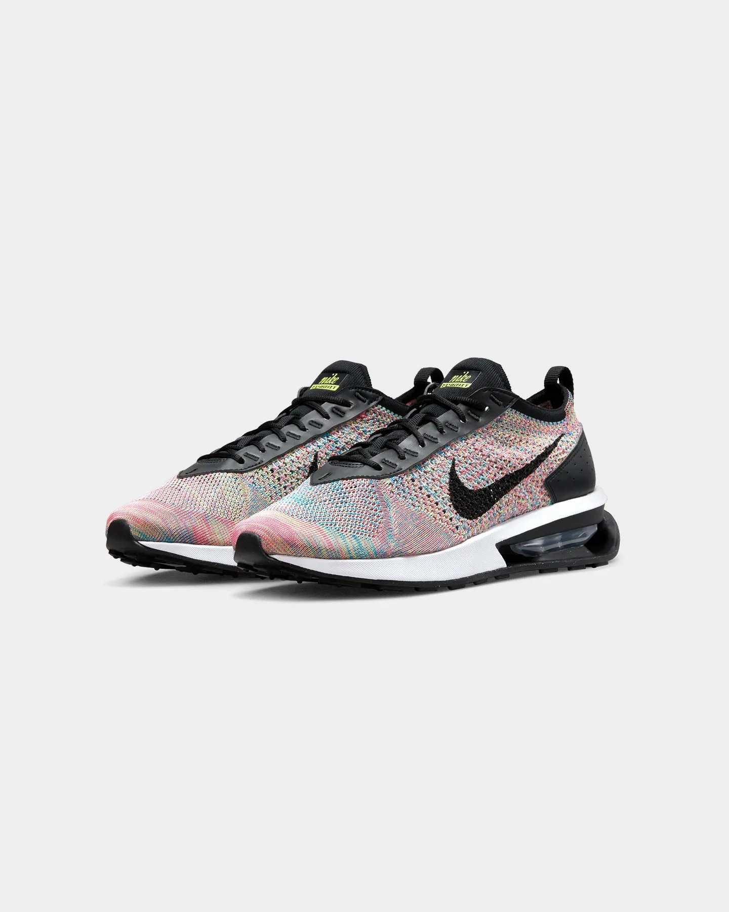 Nike Air Max Flyknit Racer Ghost Green/Black-Pink Blast-Photo Blue Teen Edge