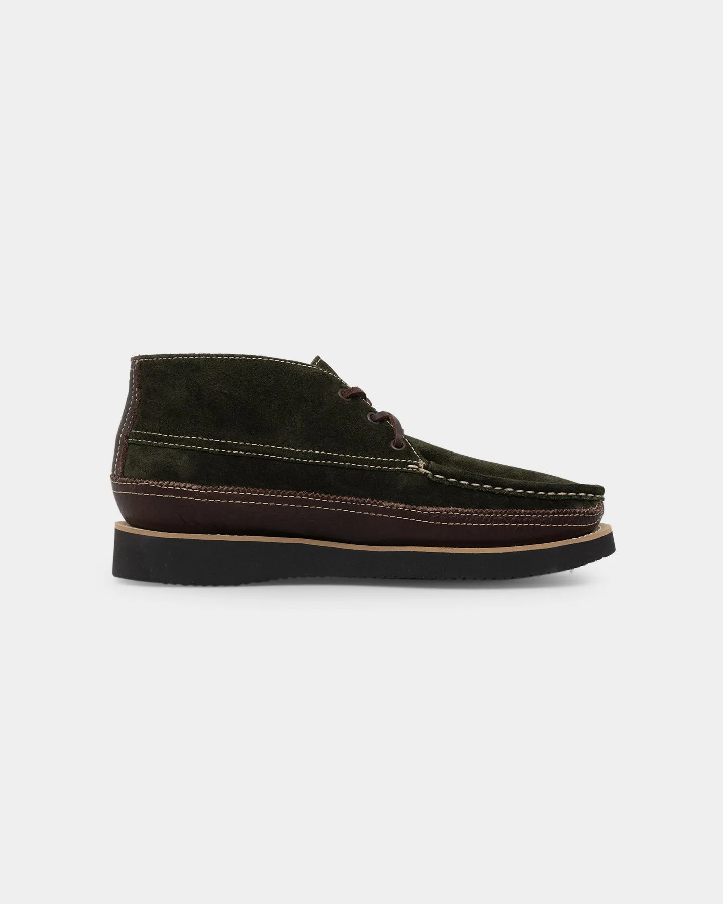 Sebago Miwak Suede Canoe Moc Tumble Dark Brown Comfort Outsole