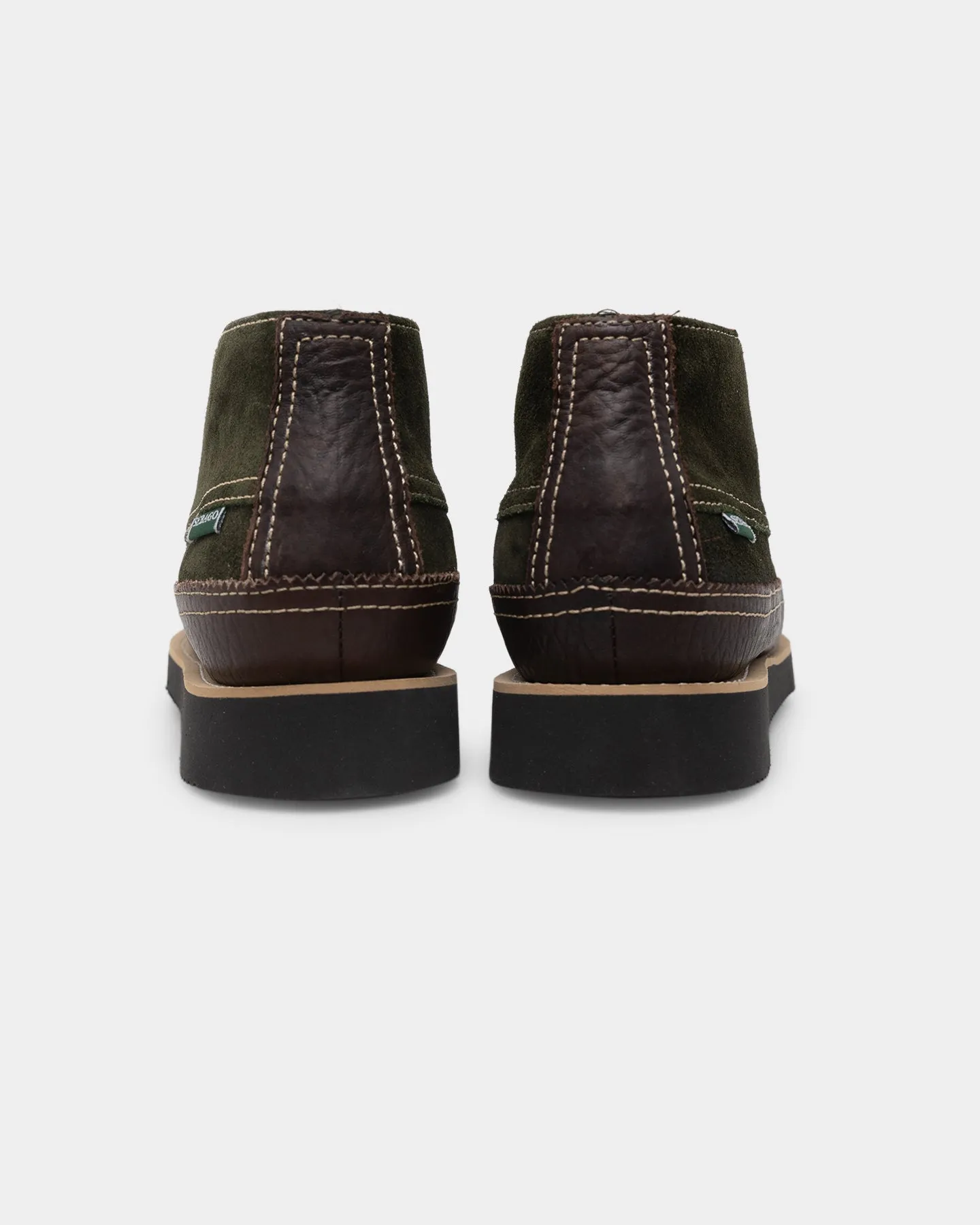 Sebago Miwak Suede Canoe Moc Tumble Dark Brown Lift Up