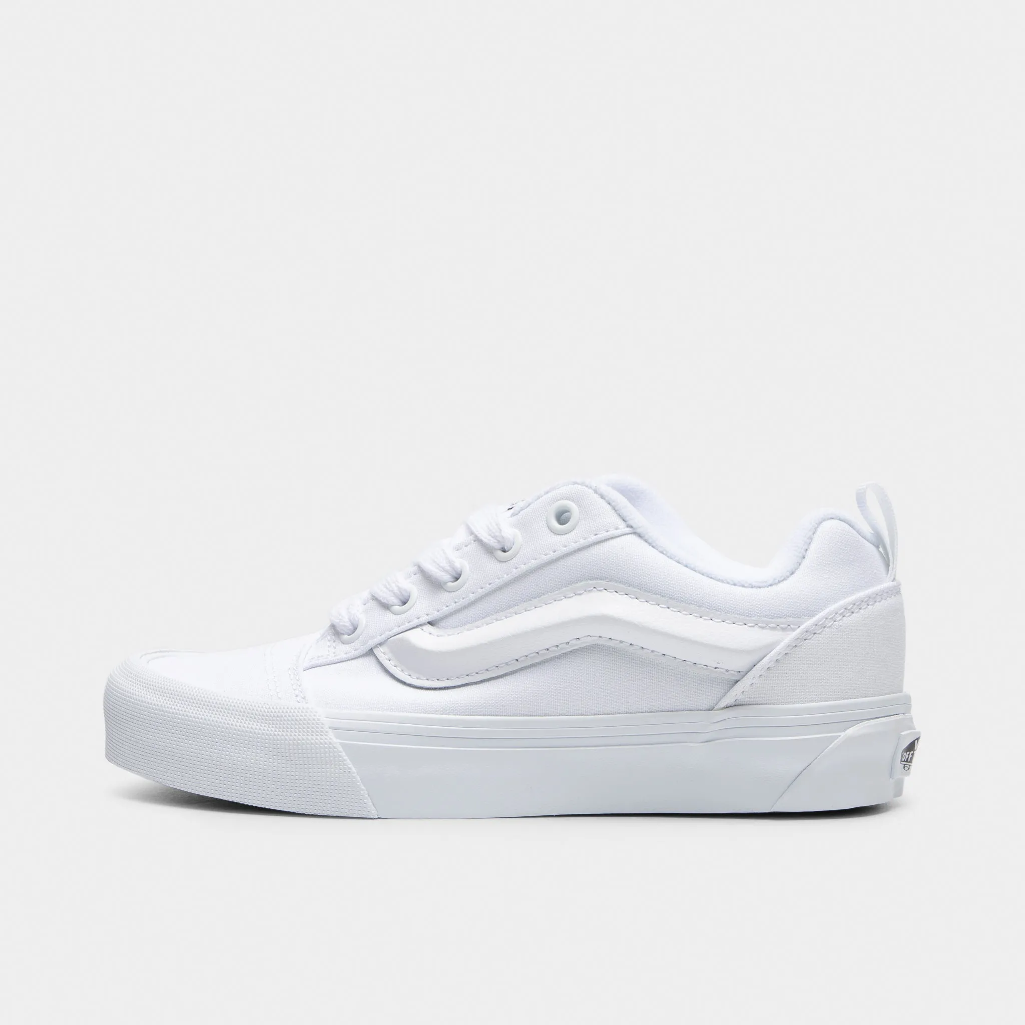 Comfort Flex Vans Juniors' Knu Skool White / White