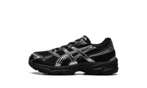Gel 1130 PS "Black/Pure Silver" Flexible Material cricket shoes
