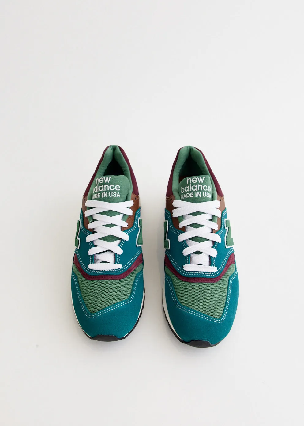 Stable Footing synthetic sole MADE in USA 997 'Vintage Teal' Sneakers